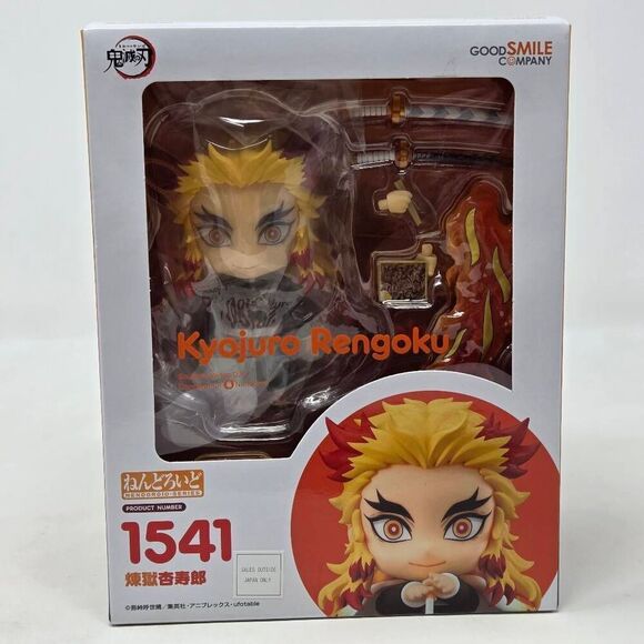 DEMON SLAYER KYOJURO RENGOKU NENDOROID 1541 PVC FIGURE GOOD SMILE COMPANY NEW - Picture 1 of 6
